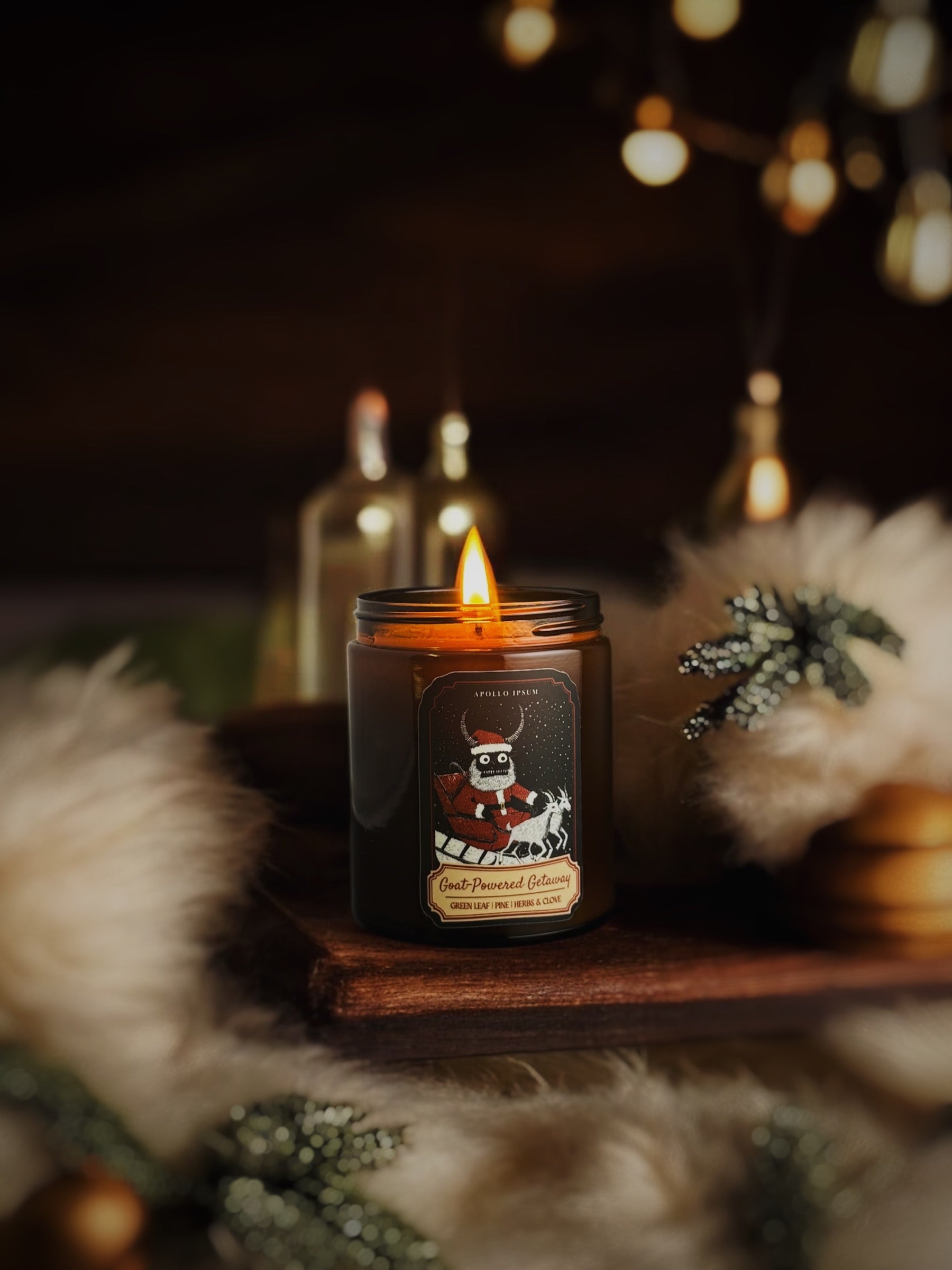 Kringles Krampus Candles