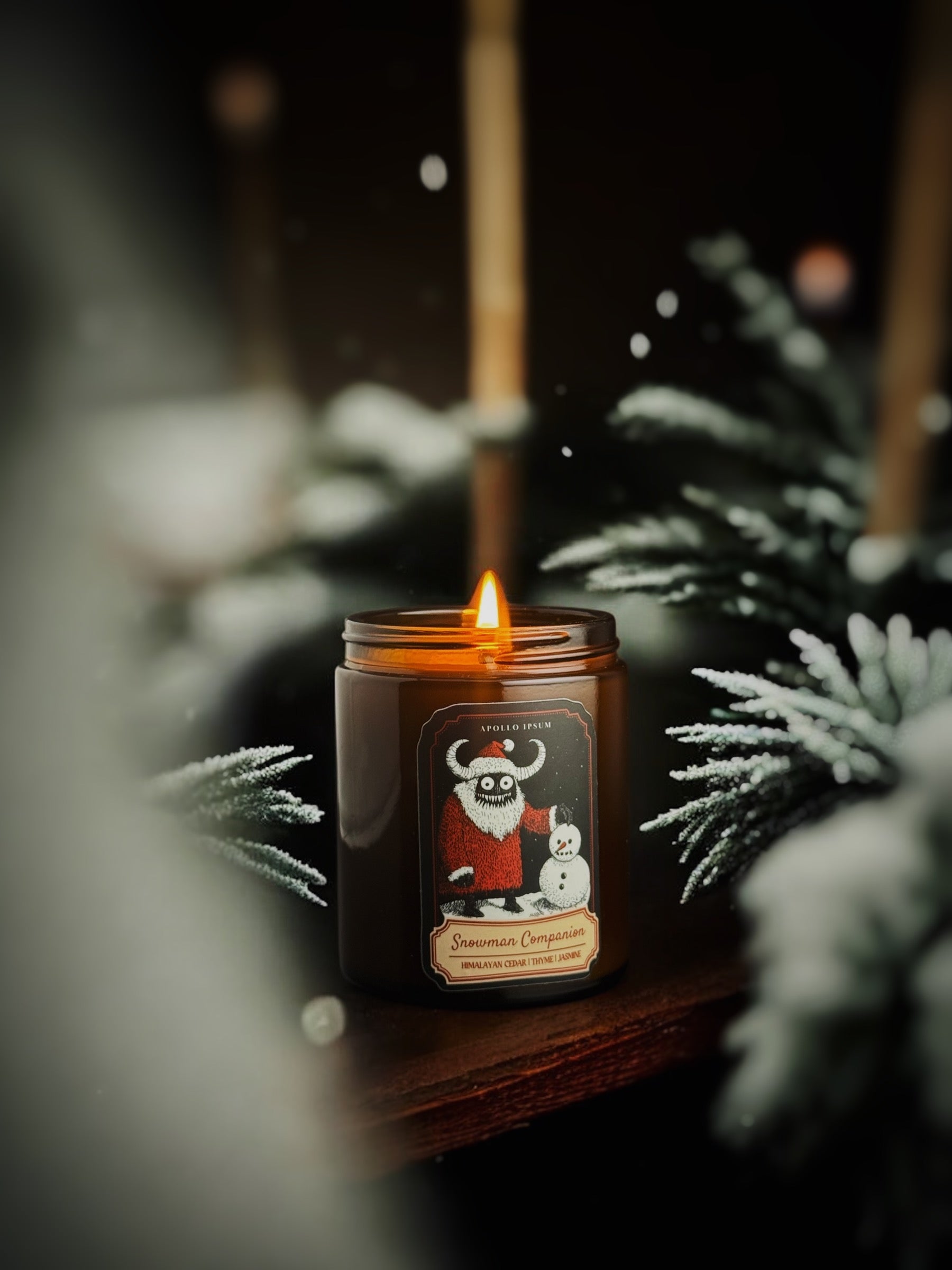 Kringles Krampus Candles