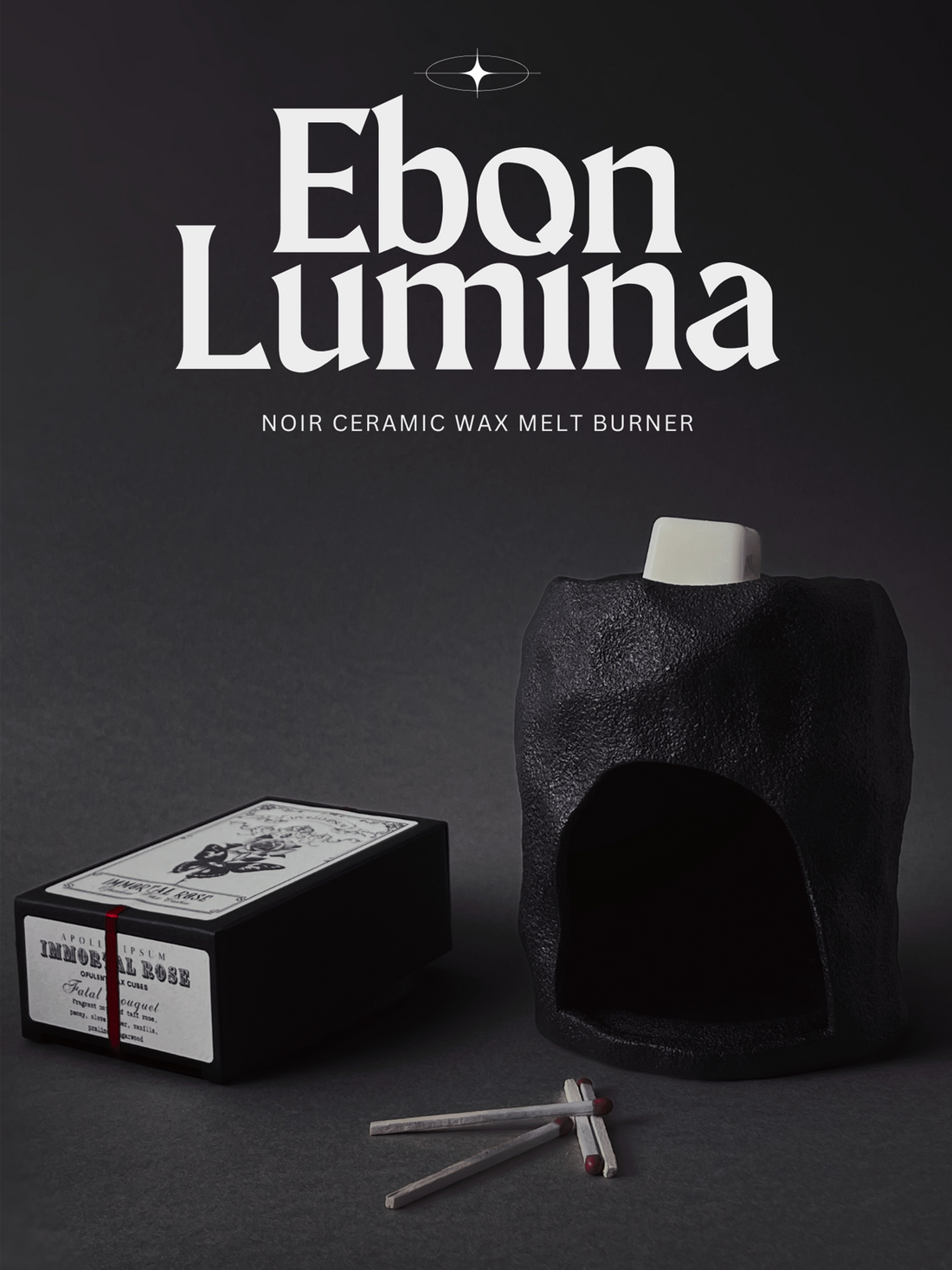 Ebon Lumina Ceramic Wax Burner