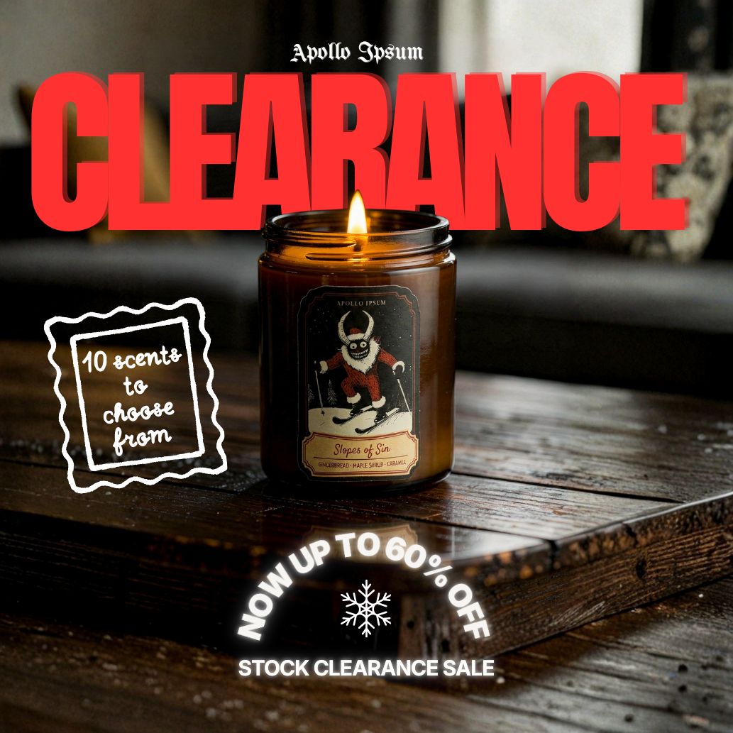 Kringles Krampus Candles