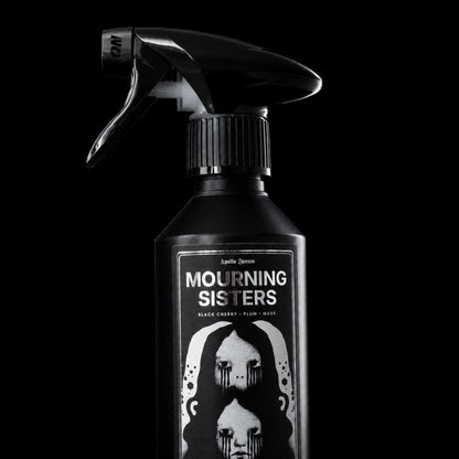 Mourning Sisters long-lasting fabric spray bottle with fine-mist trigger
