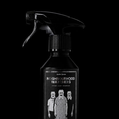 Neighbourhood Watchers home fragrance spray bottle with fine-mist trigger