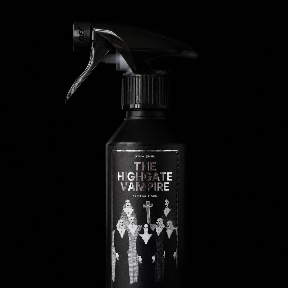 The Highgate Vampire gothic home fragrance spray with fine-mist trigger